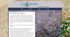 Desktop Screenshot of geomatrixinc.com